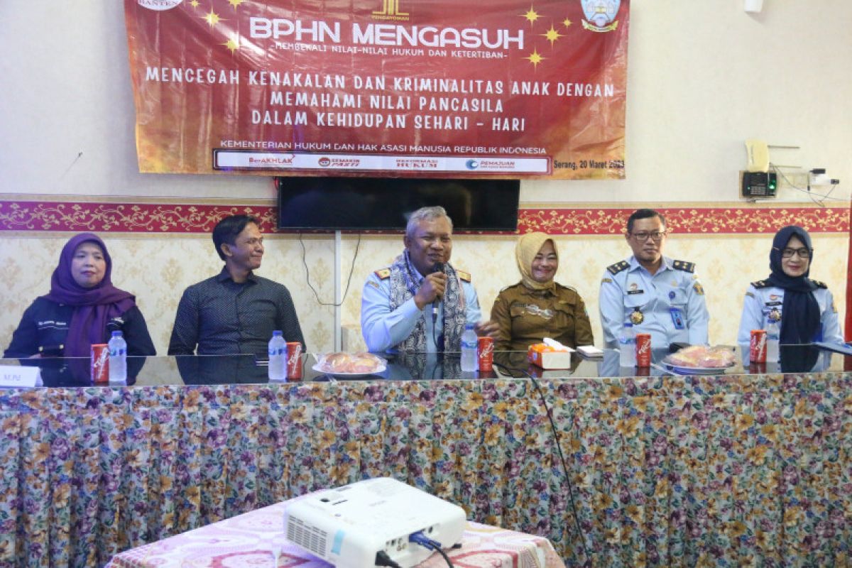 BPHN Mengasuh edukasi anak-anak dan pelajar pemahaman mengenai nilai-nilai hukum