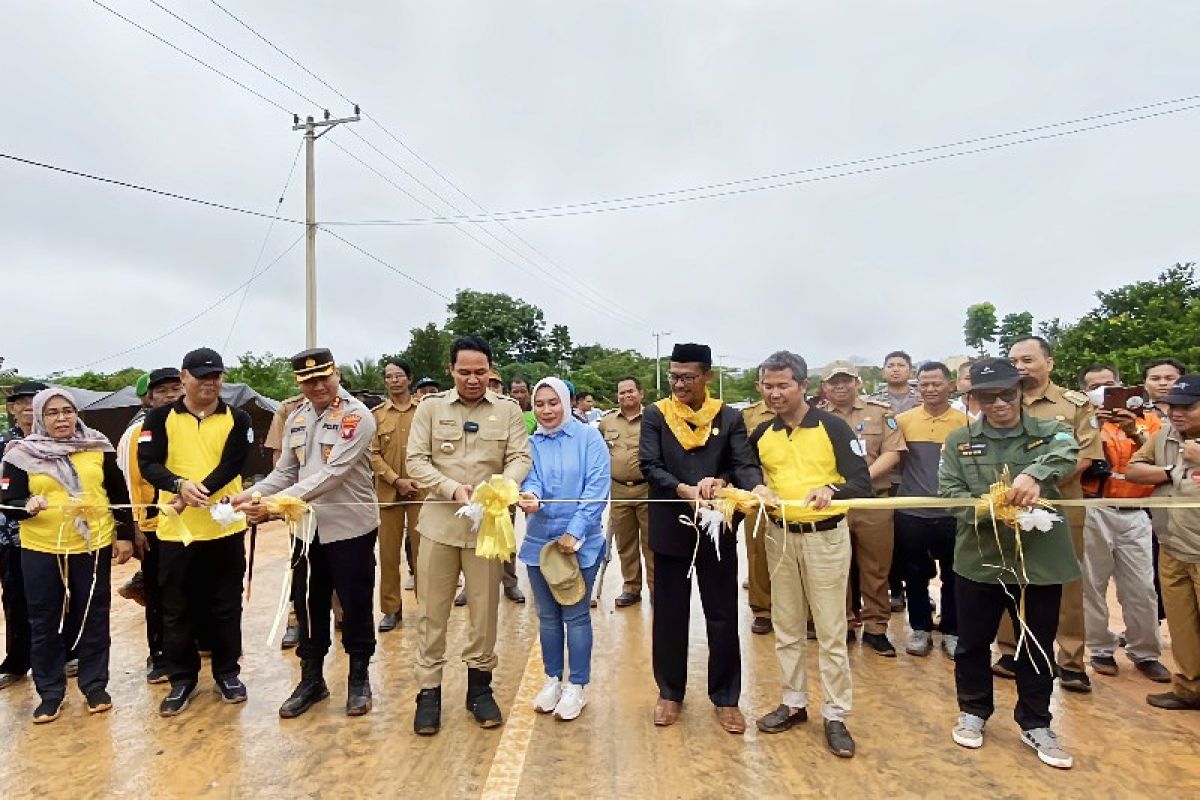 Peningkatan jalan Perigi-Beruta diharapkan menunjang pertumbuhan ekonomi masyarakat