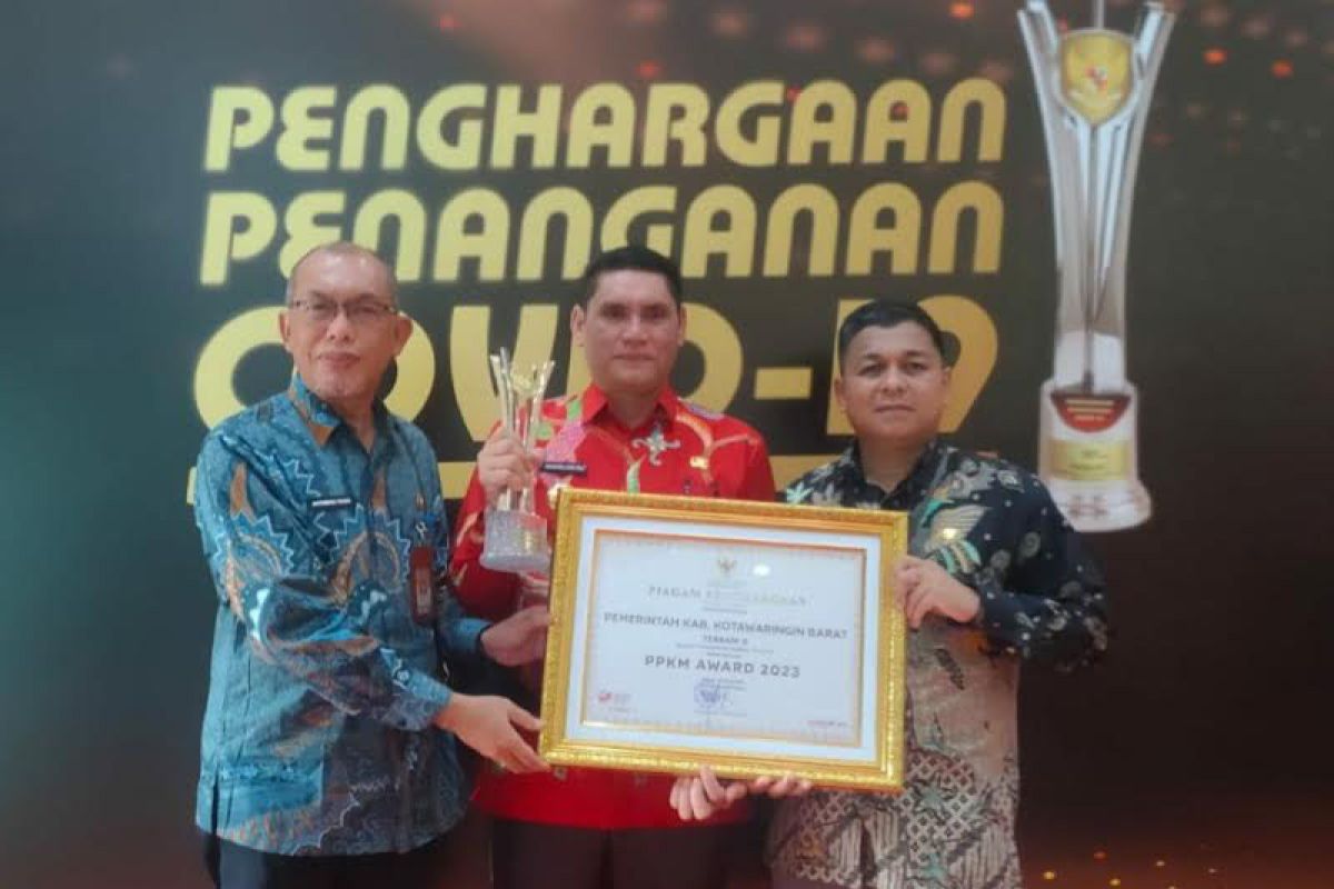 Pemkab Kobar berhasil raih penghargaan terbaik II pada PPKM Award 2023