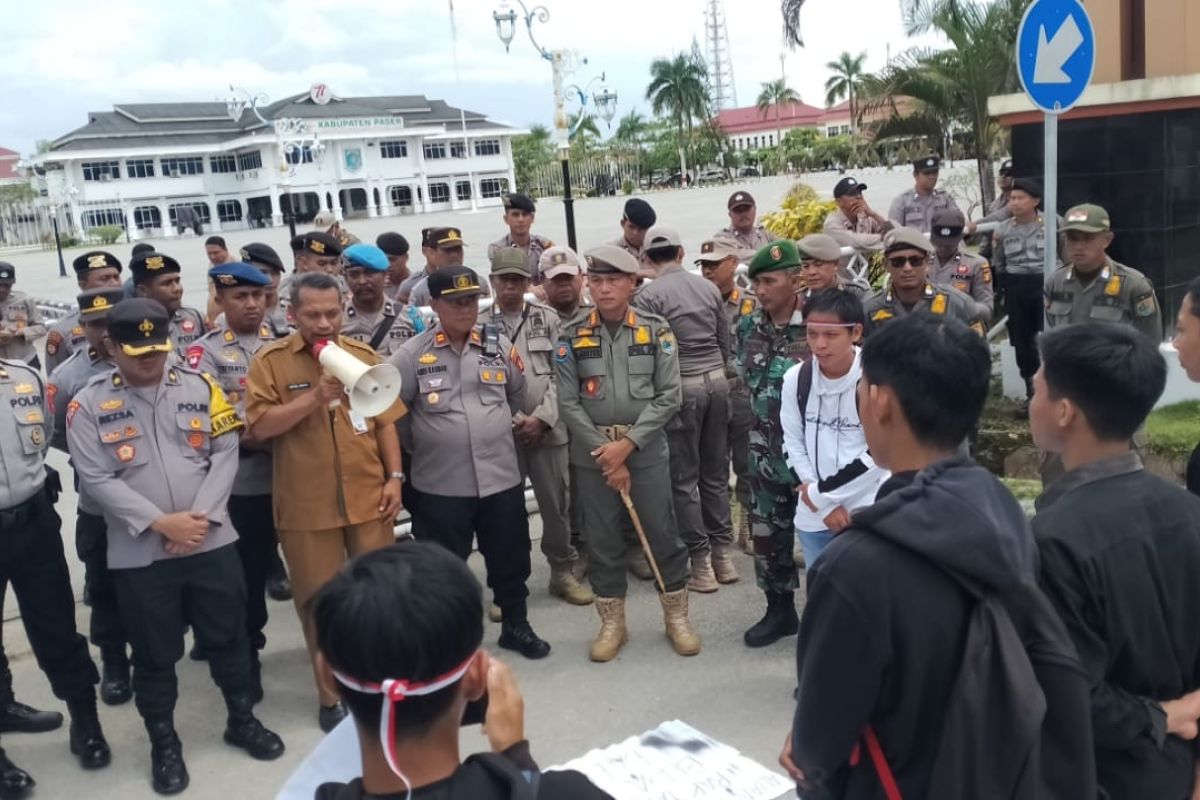 Aliansi Aktivis demo tuntut keseriusan penanganan banjir di Paser