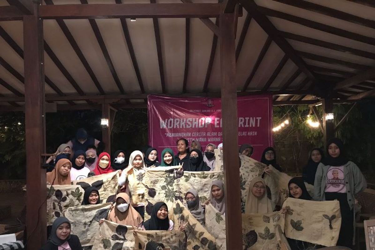 Srikandi Ganjar DIY gelar Workshop Ecoprint cegah kerusakan lingkungan