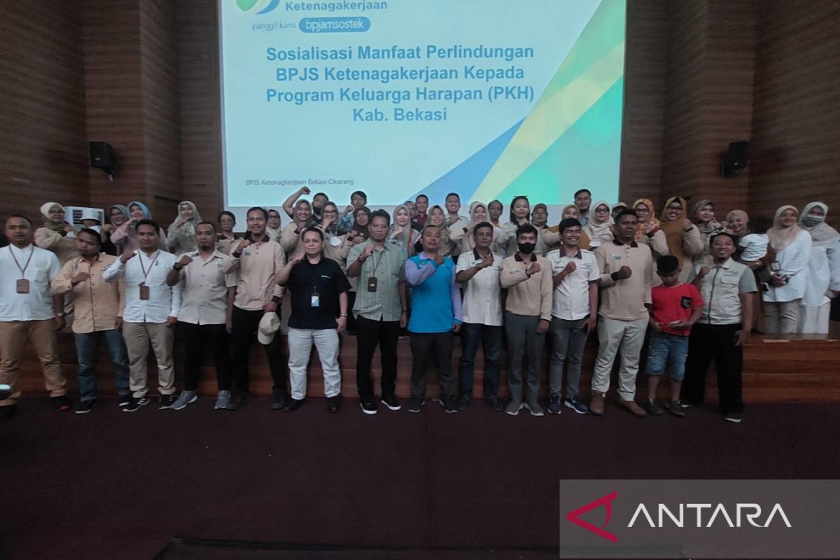 BPJAMSOSTEK Cikarang sosialisasikan program ke PKH Dinsos