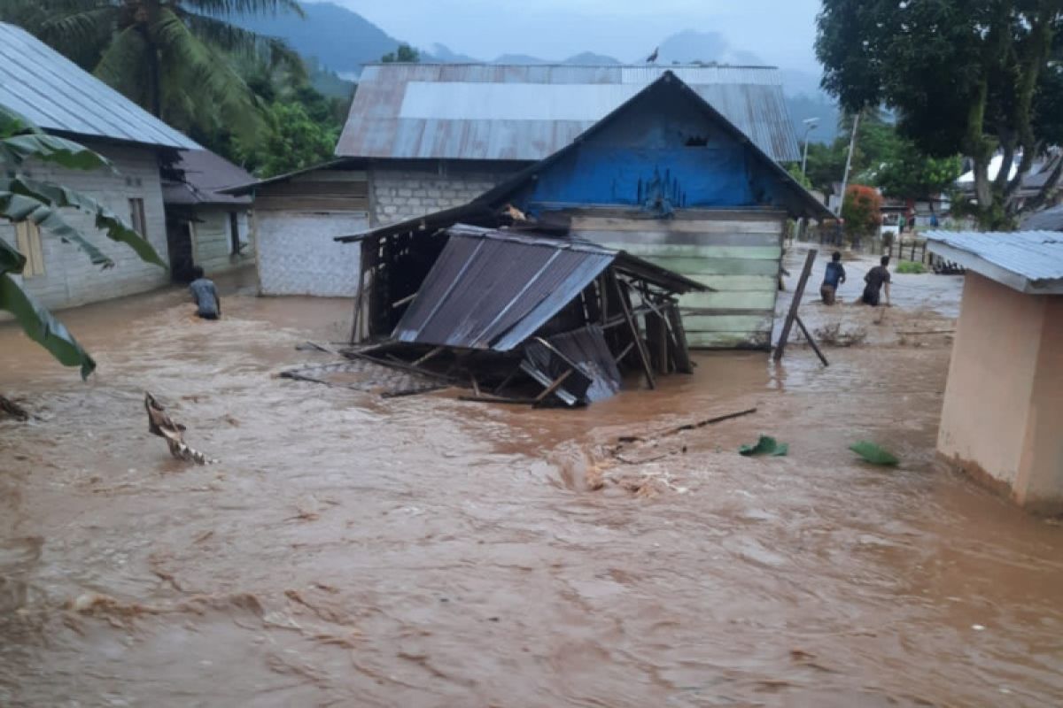 Banjir melanda bagian wilayah Gorontalo Utara