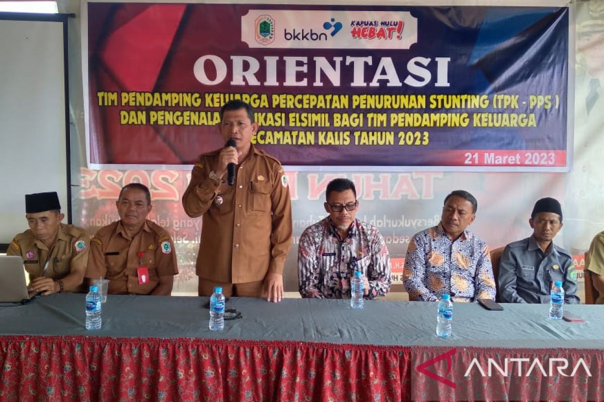 Camat Kalis minta Tim Pendamping Keluarga-PPS pahami materi orientasi