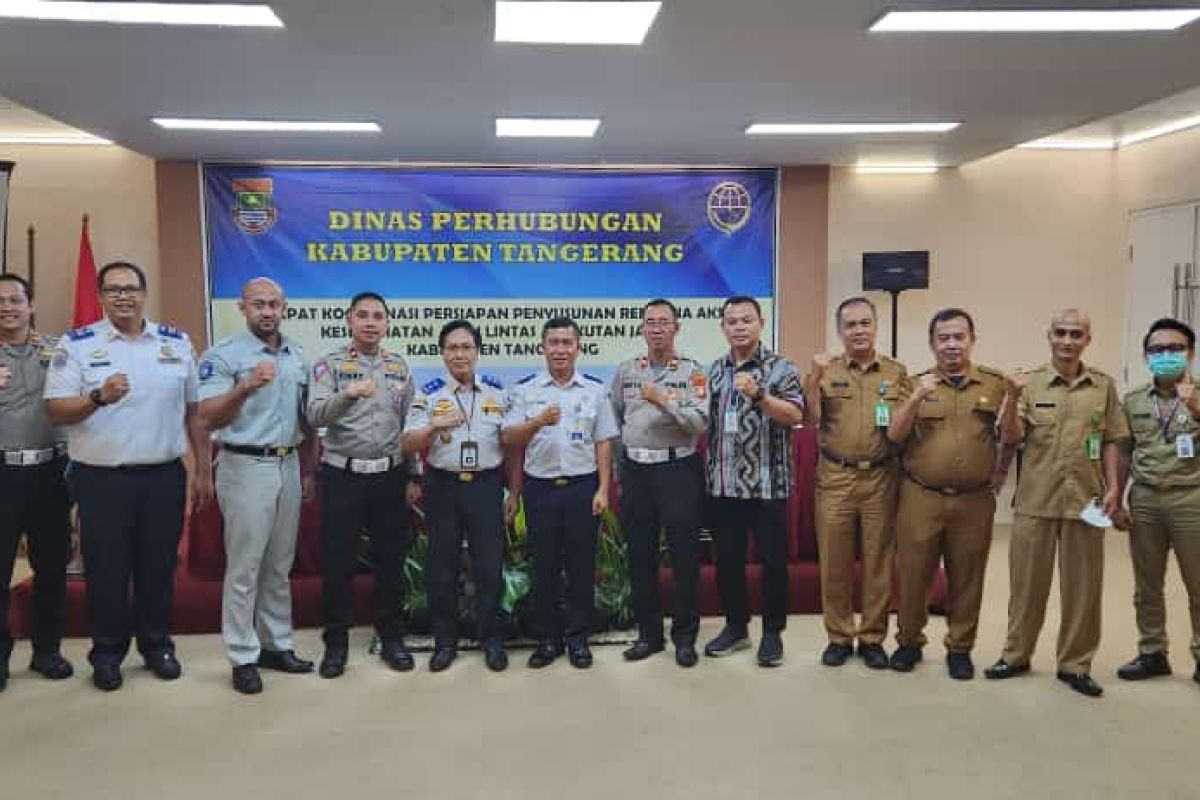 Jasa Raharja Tangerang hadiri Rakor penyusunan rencana aksi keselamatan lalu lintas jalan