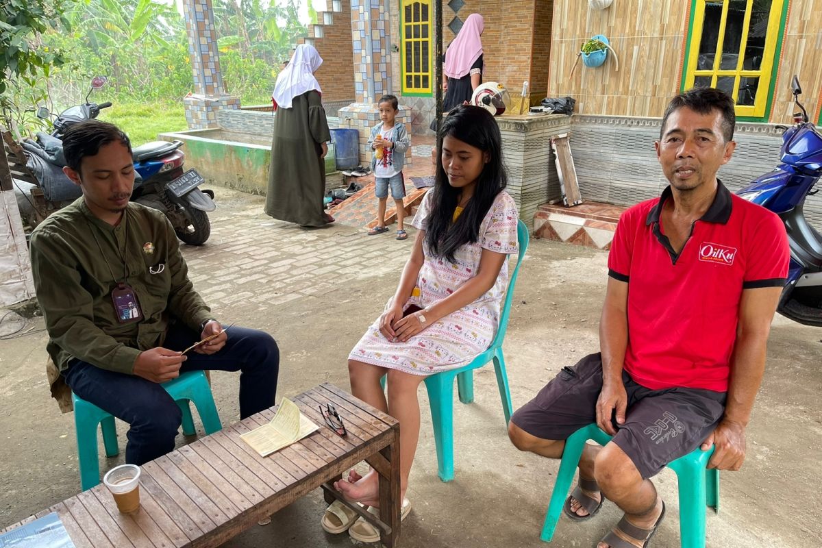 Jasa Raharja Tangerang Serahkan Santunan Meninggal Dunia Korban Laka Lantas di Serdang Wetan Kab. Tangerang