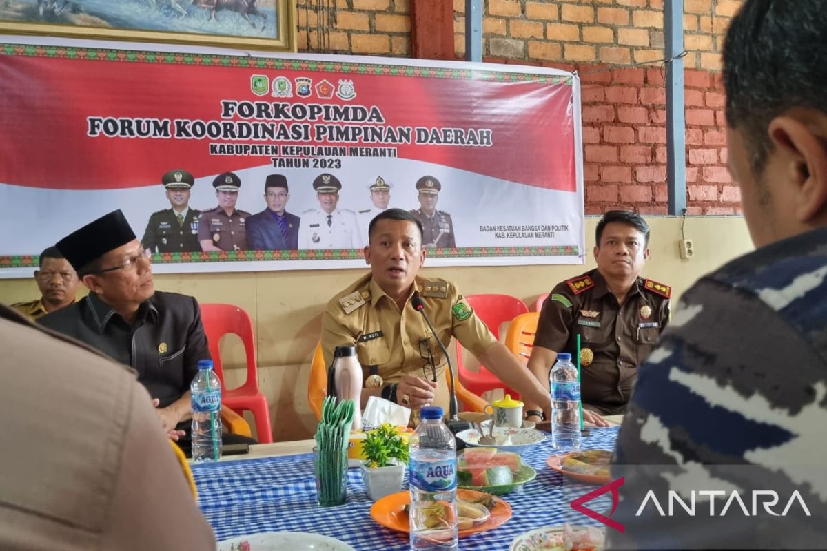 Duduk bersama unsur forkopimda, Bupati Meranti harap diberi masukan