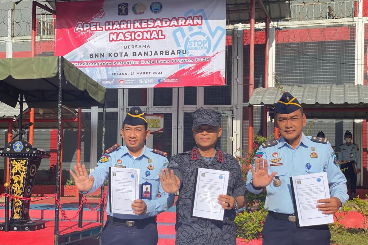 Lapas Banjarbaru dan BNNK kerja sama program P4GN