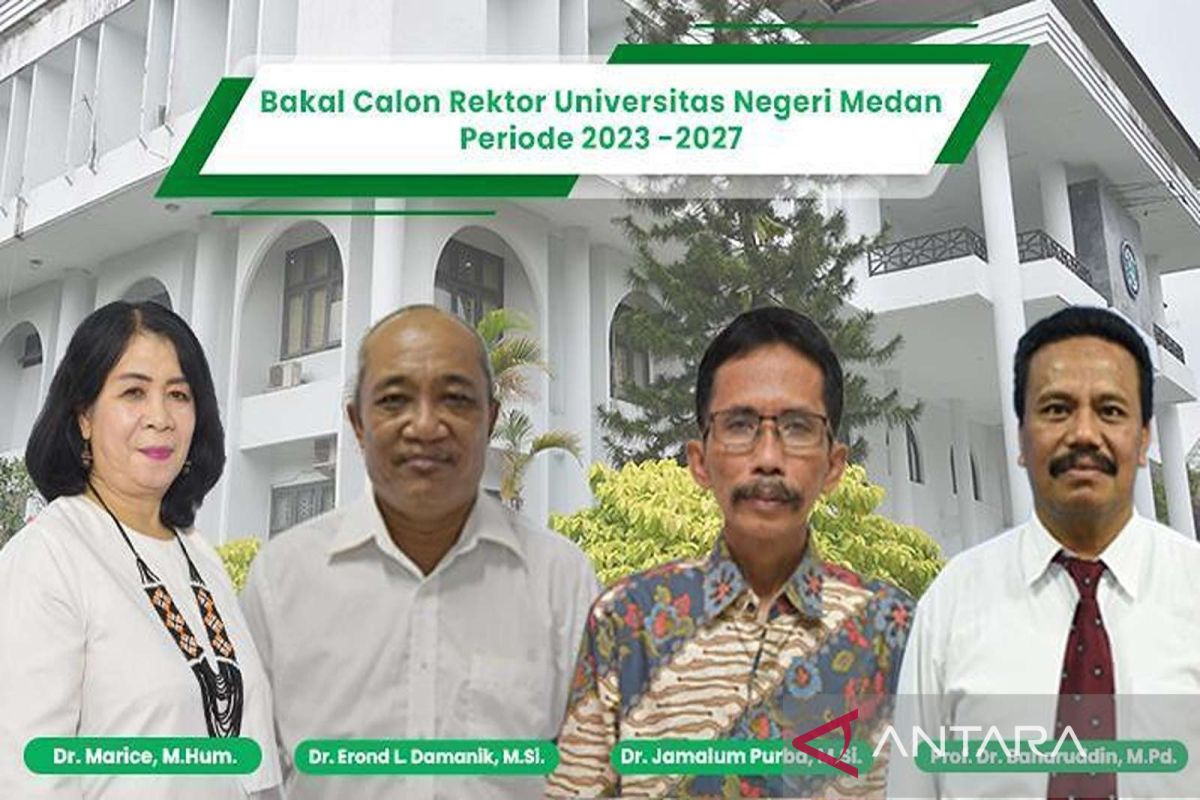 Empat  bacalon Rektor Unimed periode 2023-2027 resmi mendaftar