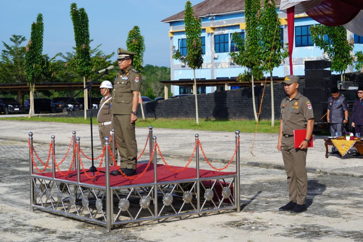 Pj Bupati Mesuji pimpin upacara HUT Lampung