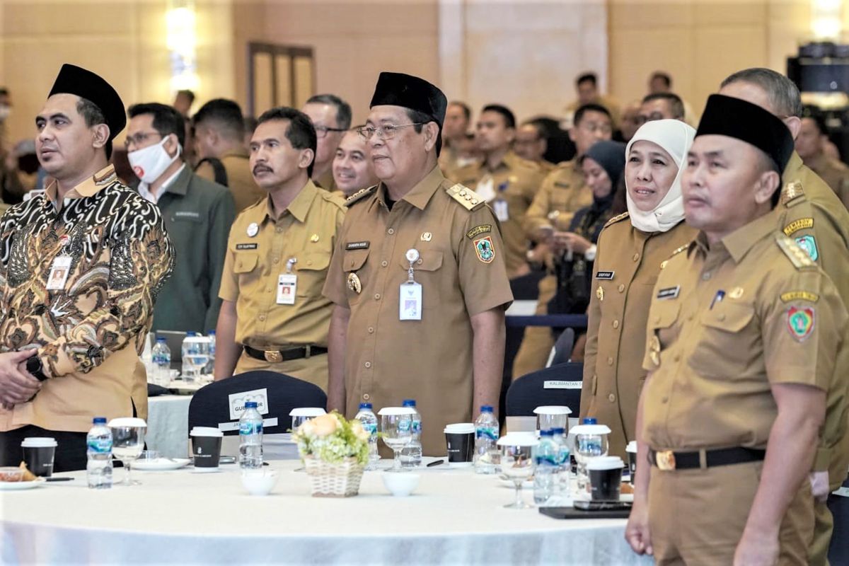 Gubernur Kalsel hadiri rakornas pemberantasan korupsi dan peluncuran indikator MCP