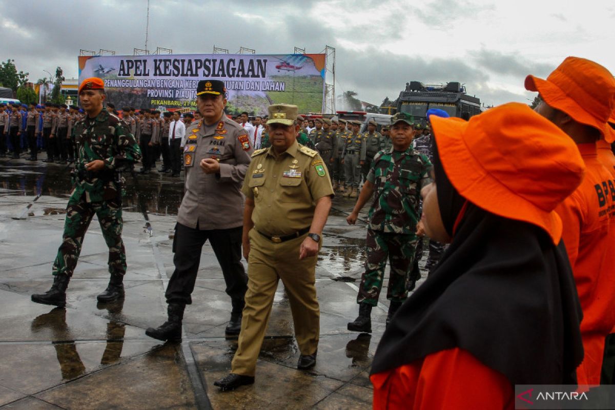 Riau berupaya menekan risiko kebakaran hutan dan lahan