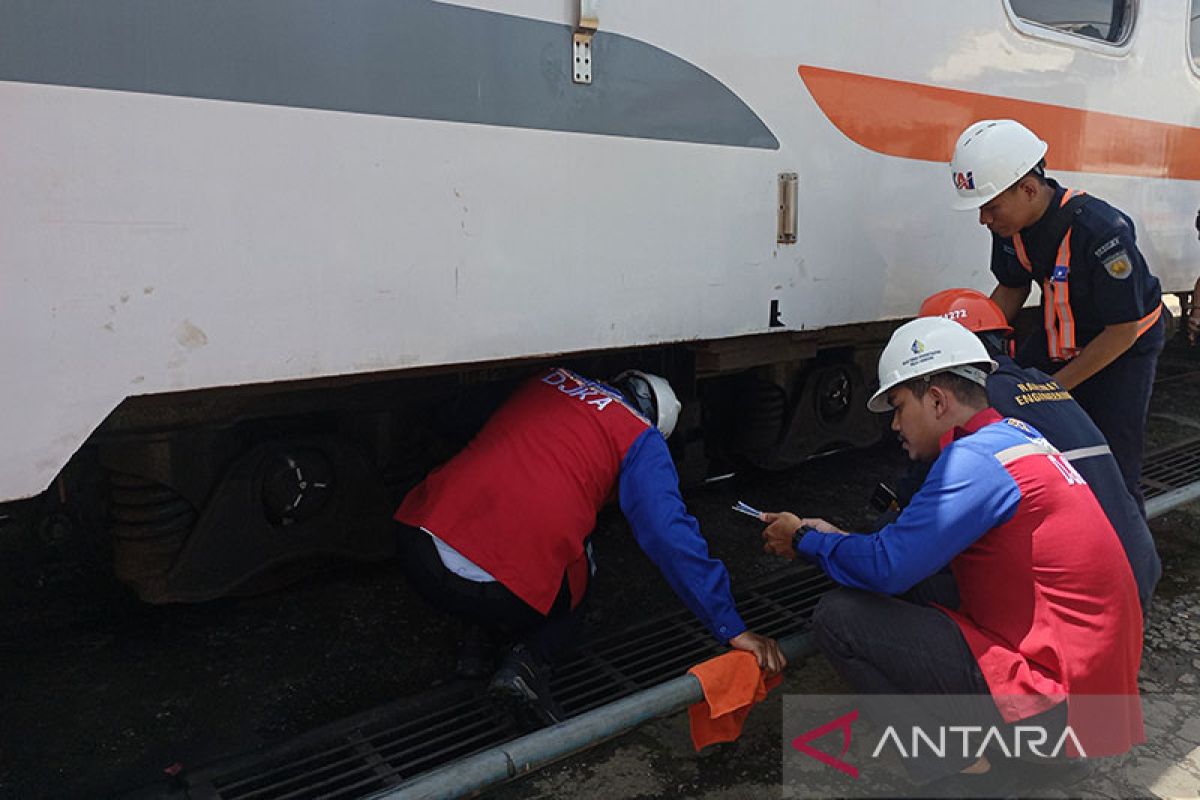 DJKA-KAI Purwokerto inspeksi keselamatan jelang angkutan Lebaran 2023