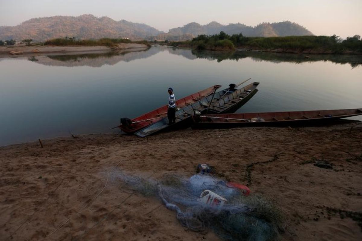 Bendungan China di Sungai Mekong bikin kampung nelayan jadi kota hantu