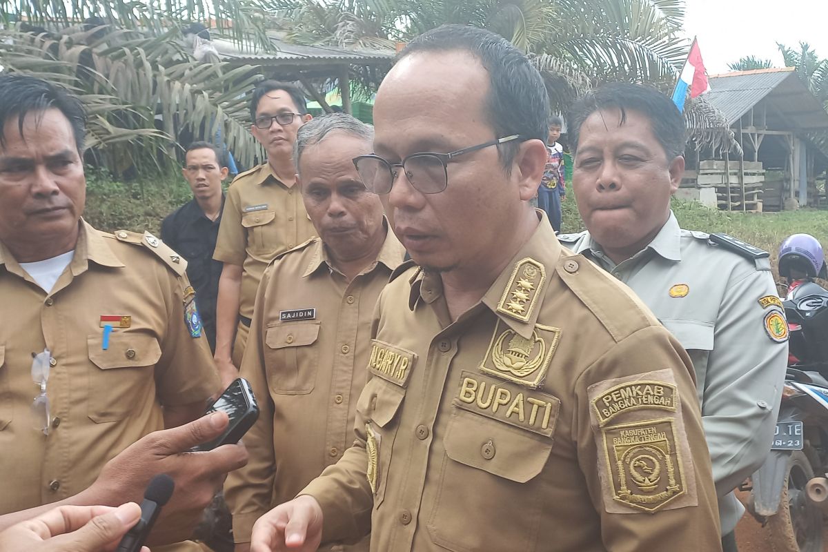 Pemerintah Bangka Tengah segera perbaiki akses jalan rusak