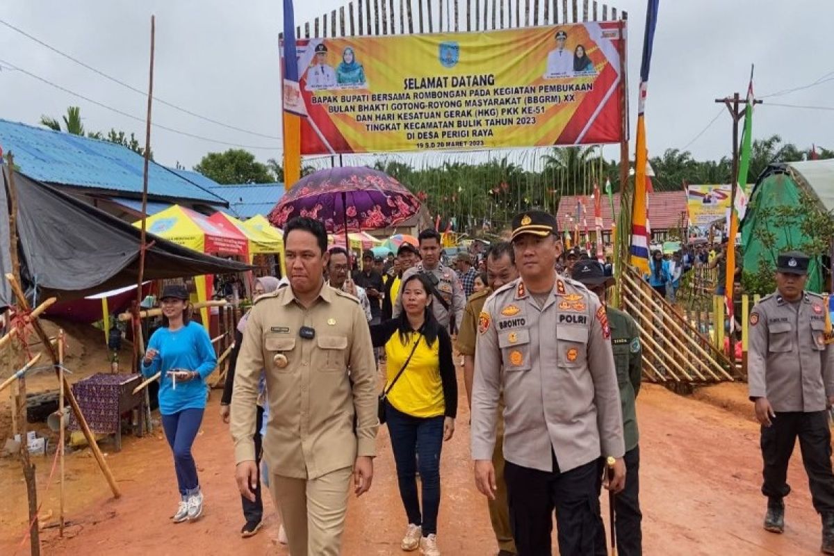 Bupati Lamandau ajak masyarakat gelorakkan semangat gotong royong