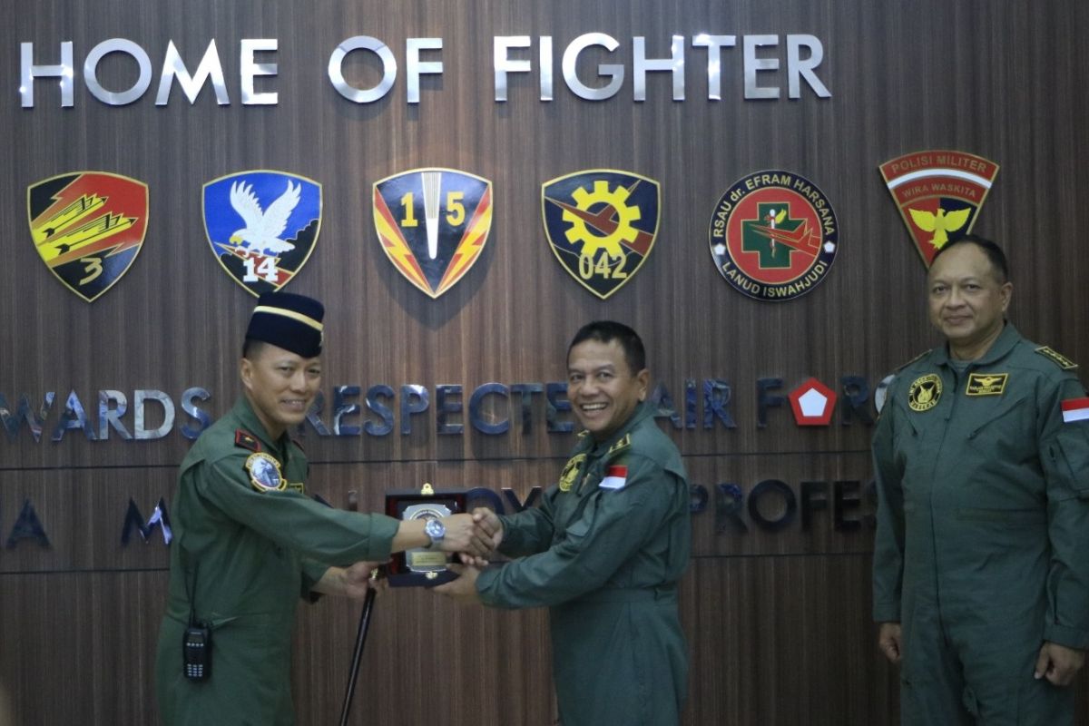 TNI AU anugerahkan Wing Penerbang Kehormatan untuk Wamenhan dan Kasal