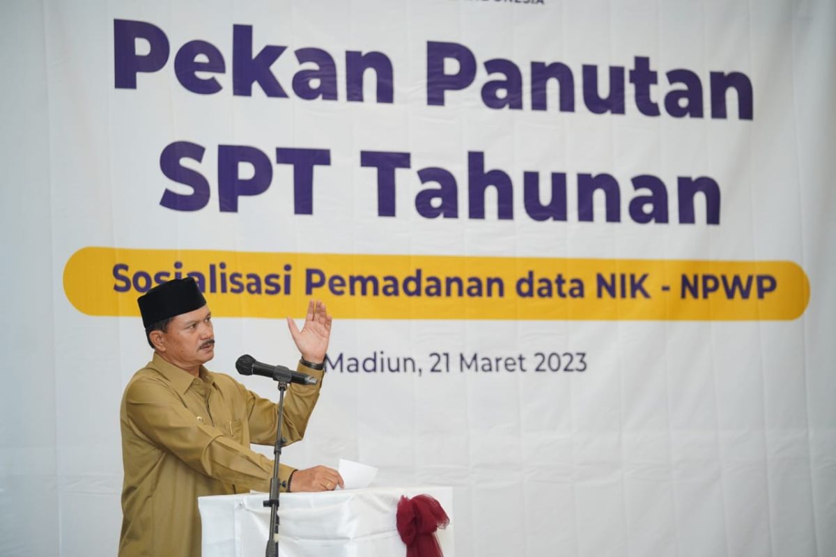 Wali Kota Madiun ajak wajib pajak integrasikan NIK-NPWP