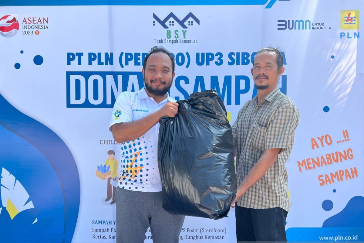 PLN UID Sumut gandeng  komunitas Bank Sampah kumpulkan sampah