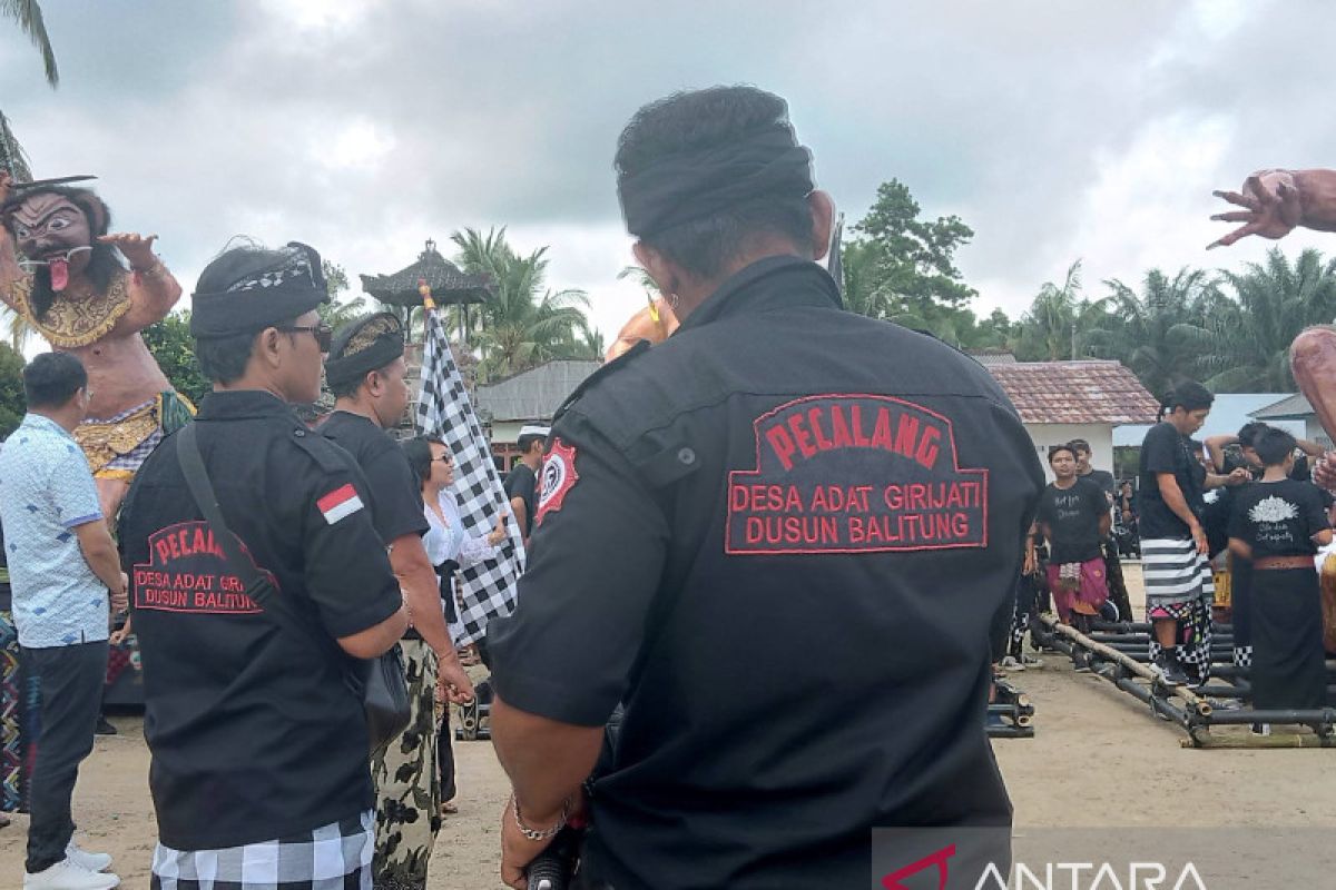 Perayaan Nyepi di Belitung dijaga Pecalang