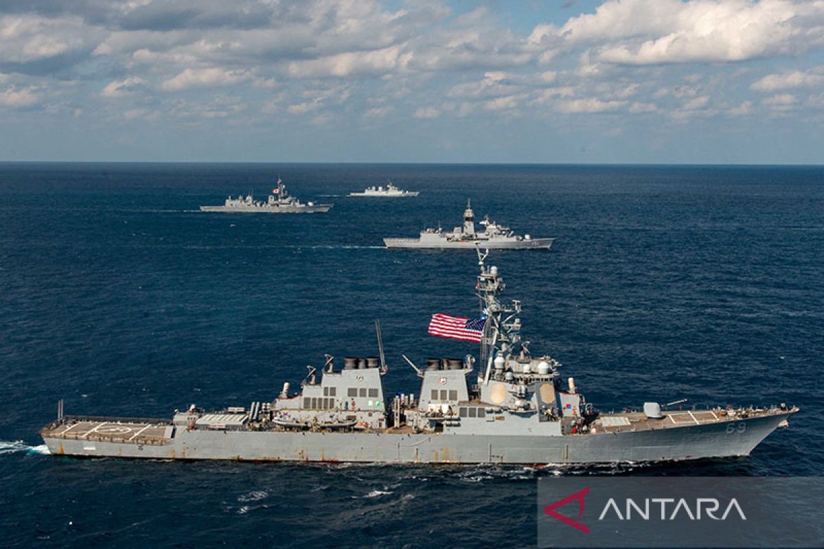 China pantau kapal perang USS Milius di Selat Taiwan