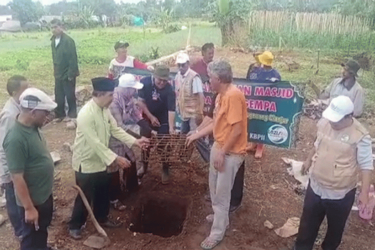 KBPII bangun masjid permanen di lokasi bencana Desa Mangunkerta Cianjur