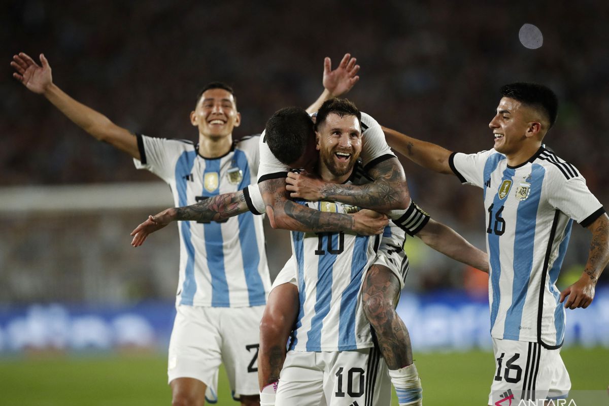 Argentina menang 2-0 atas Panama, Messi cetak gol