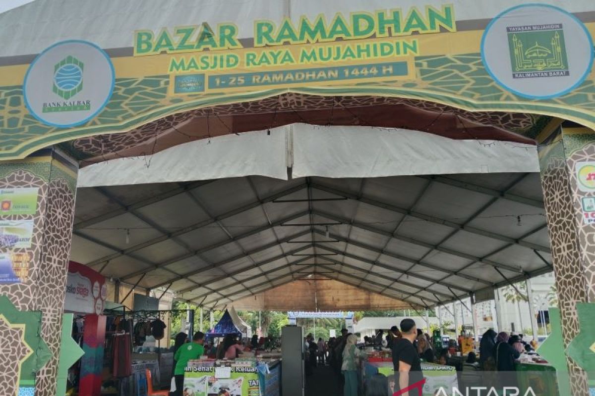 Masjid Raya Mujahidin hadirkan Bazar Ramadhan 1444 H di Pontianak