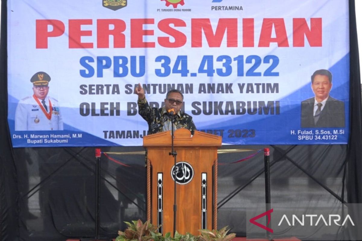 Bupati imbau pengusaha SPBU bantu kembangkan UMKM di Kabupaten Sukabumi