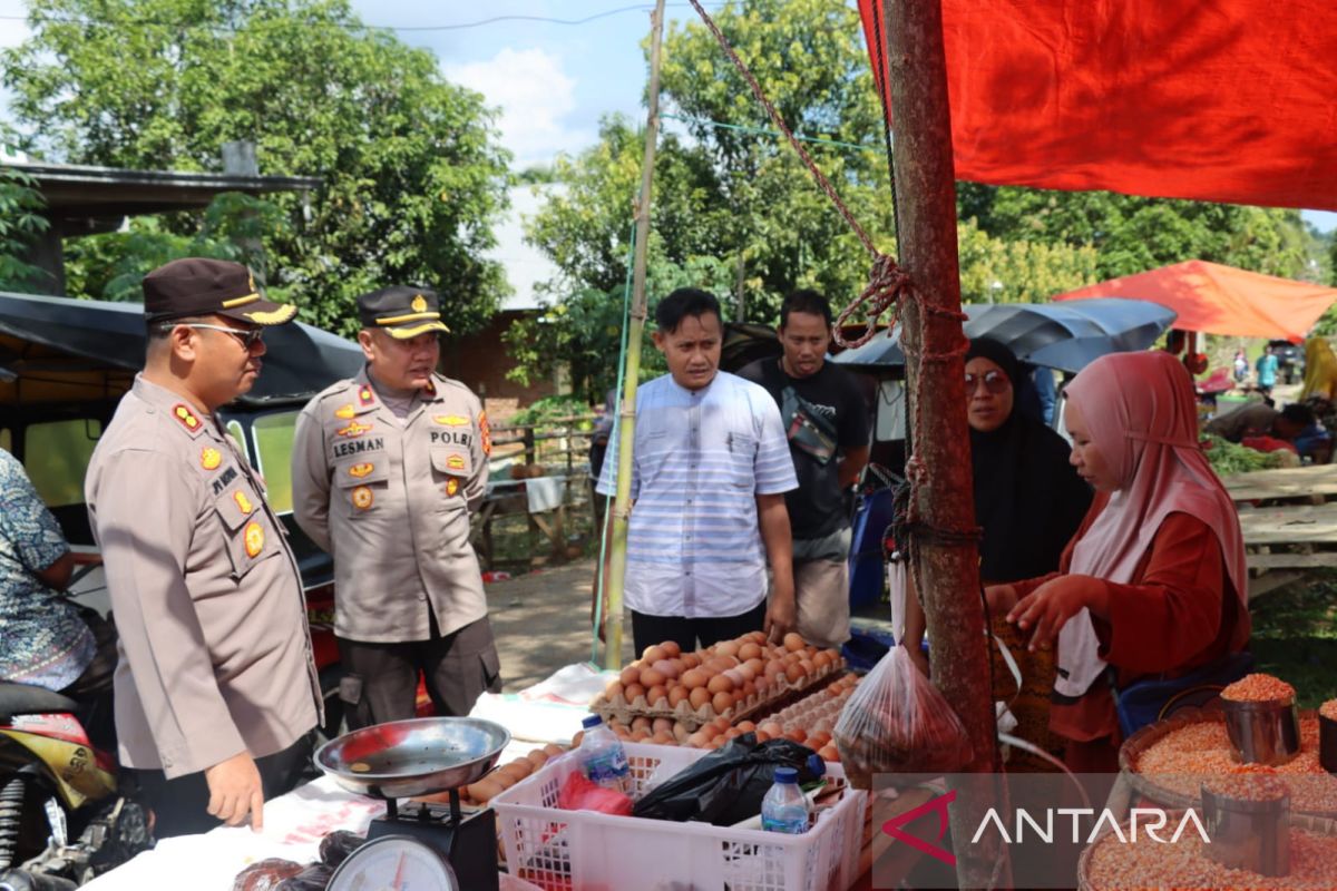 Kapolres Gorontalo Utara pastikan stabilitas kamtibmas pasar