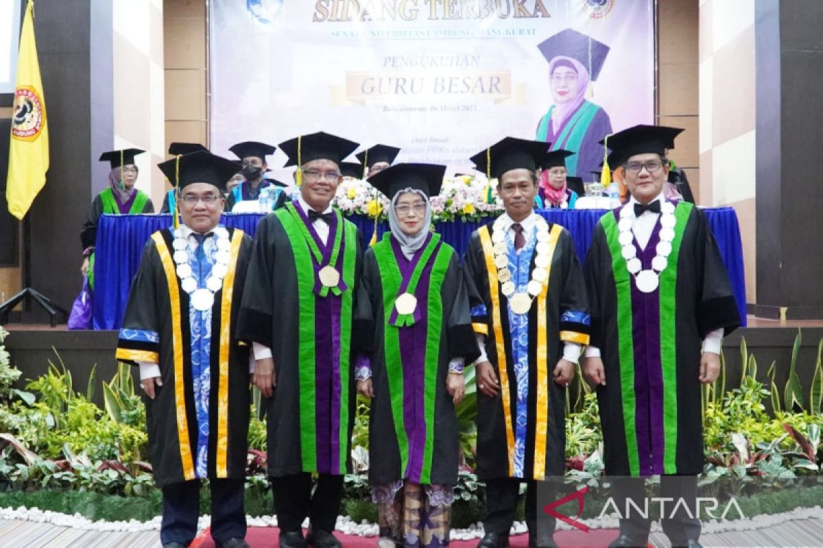 Universitas Lambung Mangkurat kukuhkan guru besar ke-73 terbanyak di Kalimantan