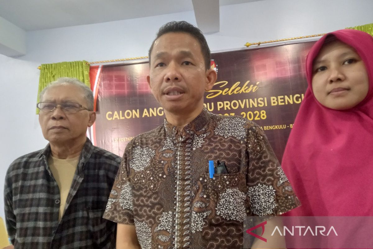 Sepuluh peserta lolos seleksi tahap akhir calon anggota KPU Bengkulu