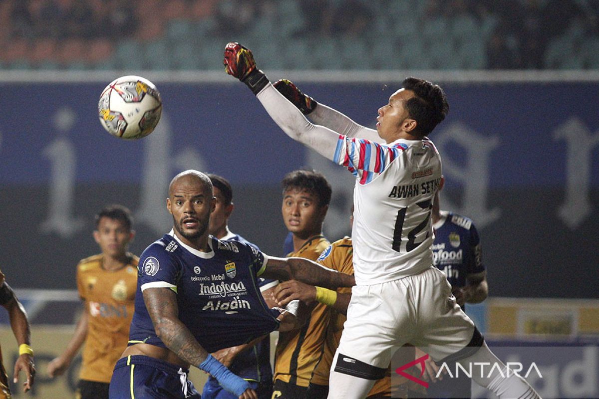 Liga 1- Bhayangkara FC kurang beruntung ketika takluk dari Persib Bandung