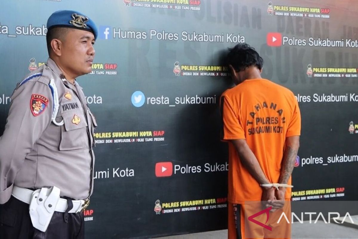 Polres Sukabumi Kota ringkus seorang buruh penganiaya juru parkir minimarket