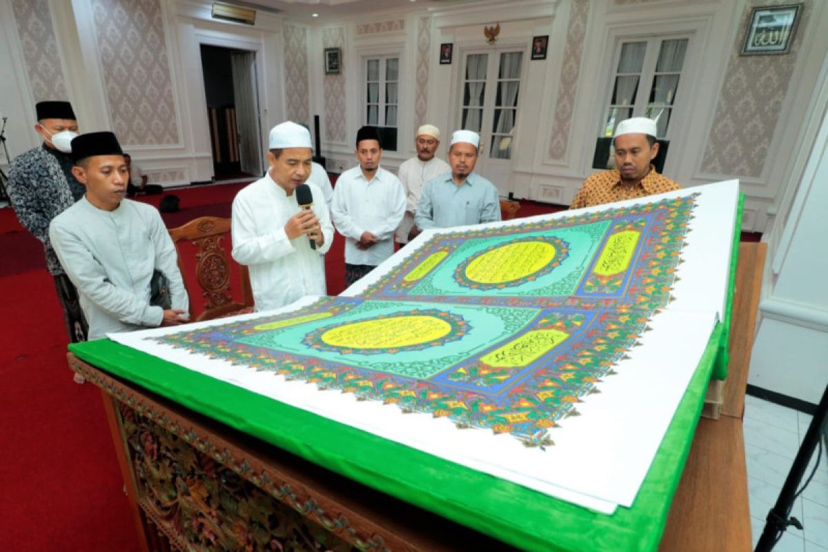 Selama Ramadhan, hafiz-hafizah Kota Probolinggo baca Al Quran raksasa