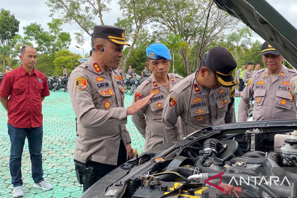 Polres Bangka Barat siapkan kendaraan operasional untuk pengamanan Pemilu 2024