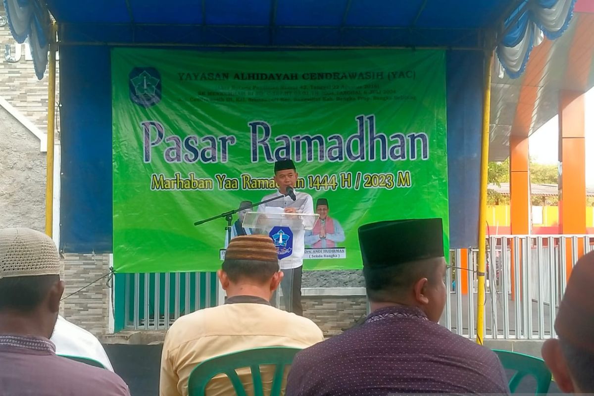 Bupati Bangka: bazar ramadhan mampu tingkatkan ekonomi