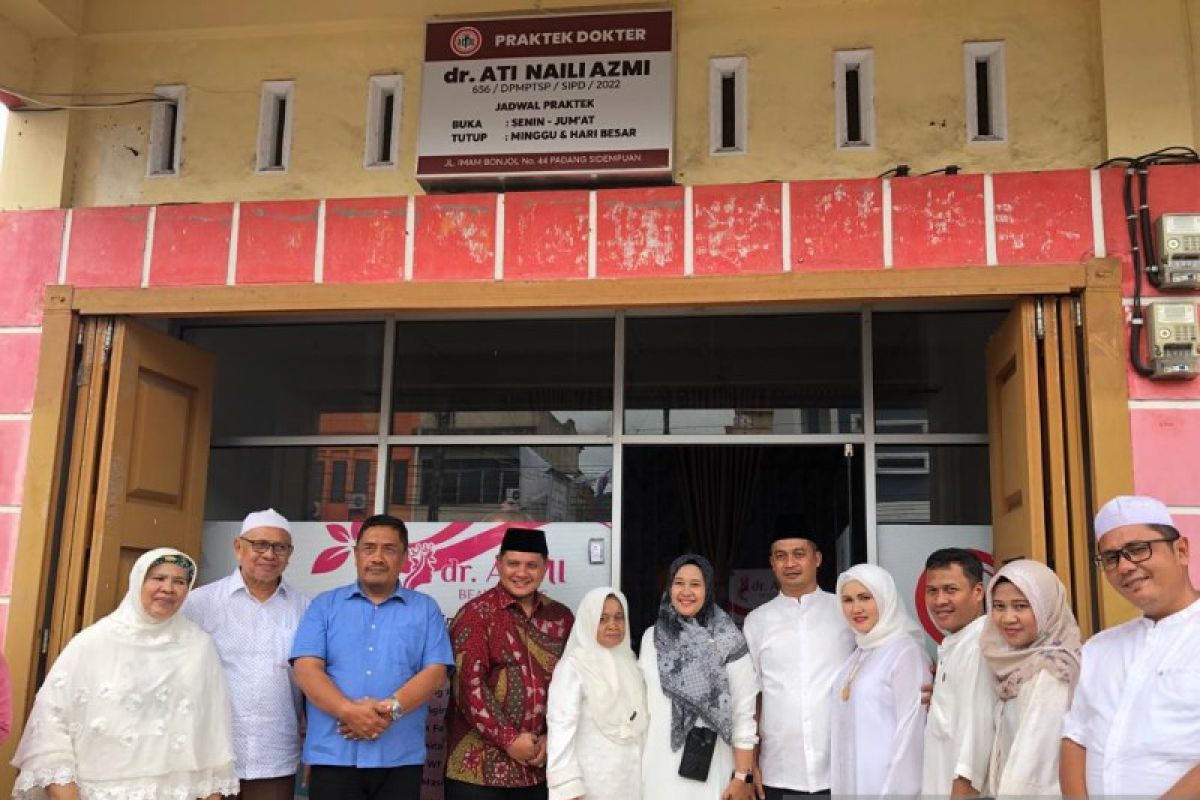 Klinik dokter Ati Padang Sidempuan diresmikan, ini harapan Ketua DPRD Tapsel