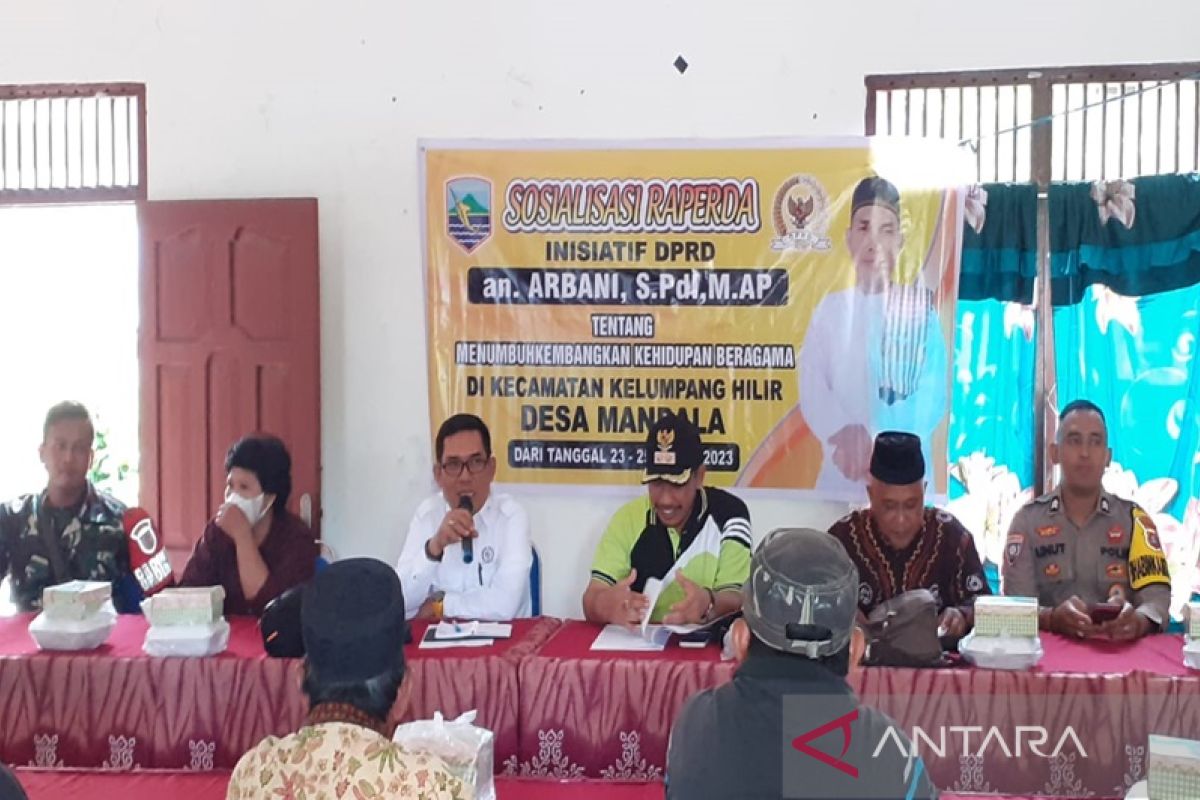 Anggota DPRD Kotabaru sosialisasikan Raperda inisiatif