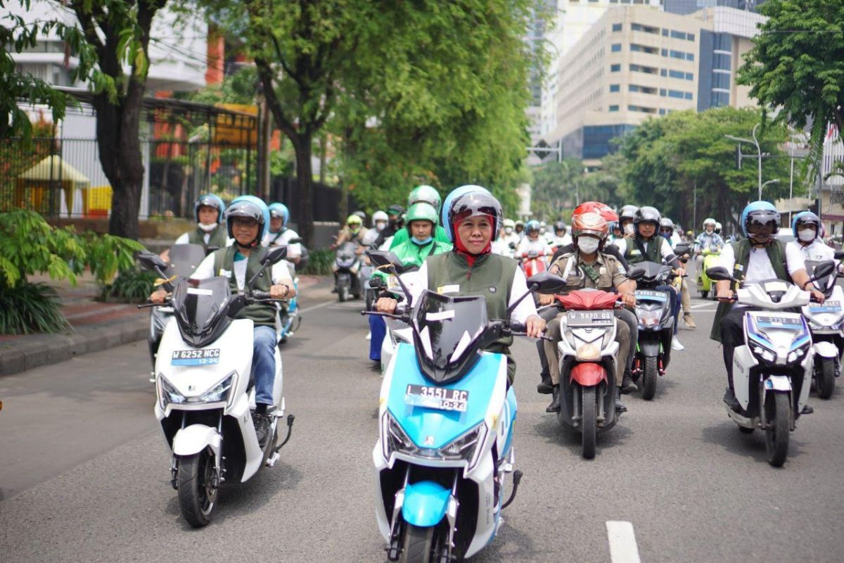 Berikut manfaat konversi sepeda motor listrik menurut Kementerian ESDM