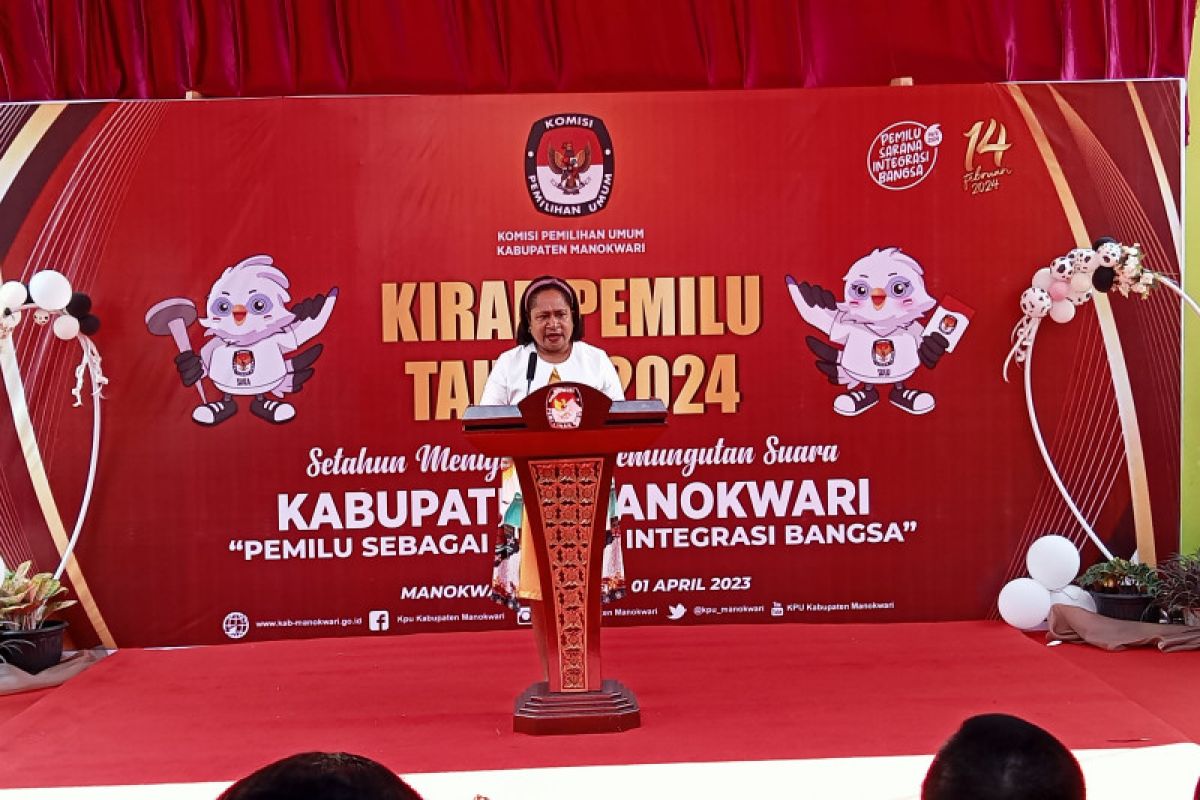 KPU Manokwari ajak partai politik gelorakan Kirab Pemilu 2024