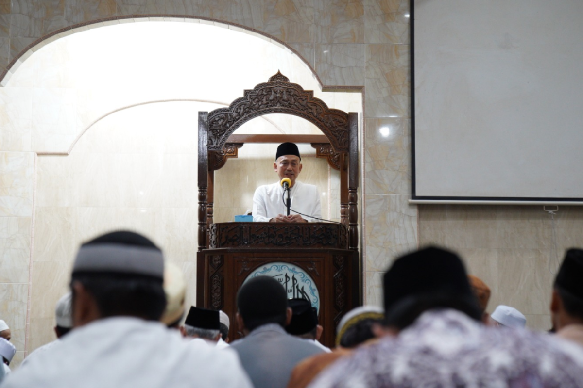 Wali Kota ajak jemaah Masjid Al Muhtadin tebarkan kebaikan di bulan Ramadhan 1444 H