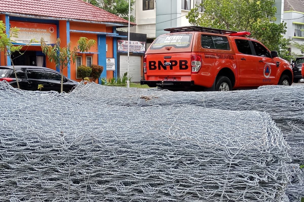 BPBD Mataram: Pemasangan beronjong di Mapak Indah dikolaborasi dengan riprap
