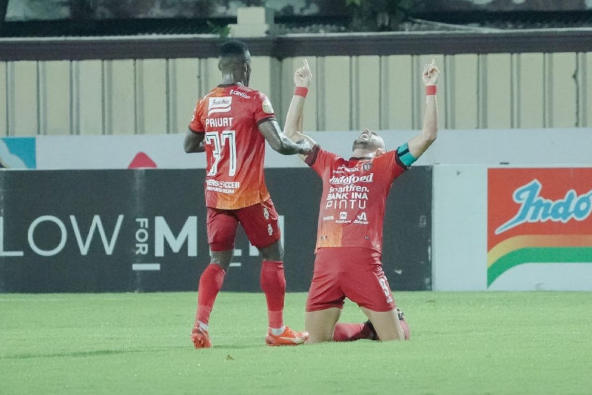 Liga 1 Indonesia - Bali United naik peringkat usai taklukkan Arema FC 3-1