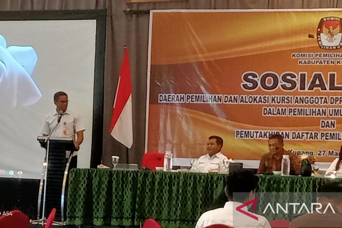 Bawaslu mendukung KPU Kabupaten Kupang sosialisasi tahapan Pemilu