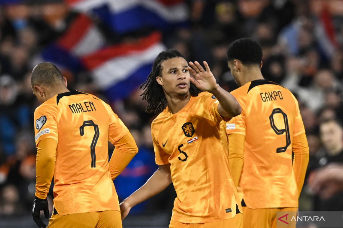Timnas Belanda raih tiga poin usai menang 3-0 atas Gibraltar
