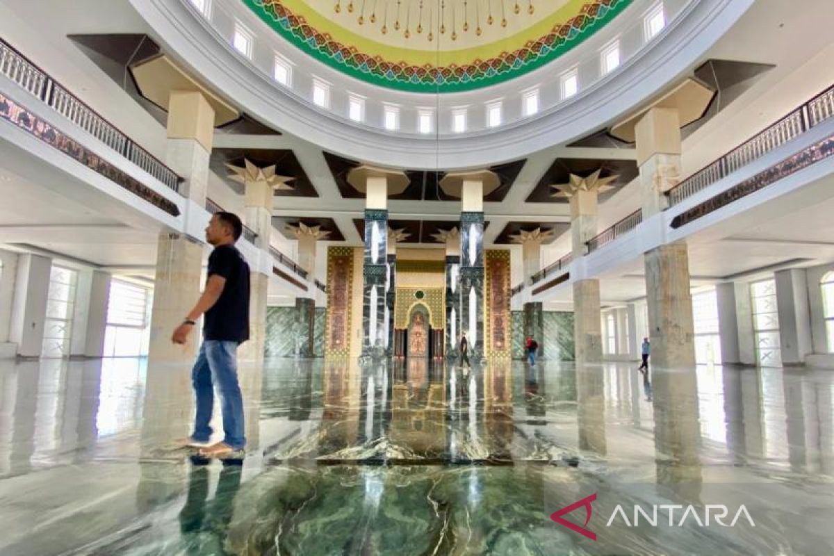 Masjid Giok Nagan Raya masih jadi tujuan wisata favorit selama Ramadhan