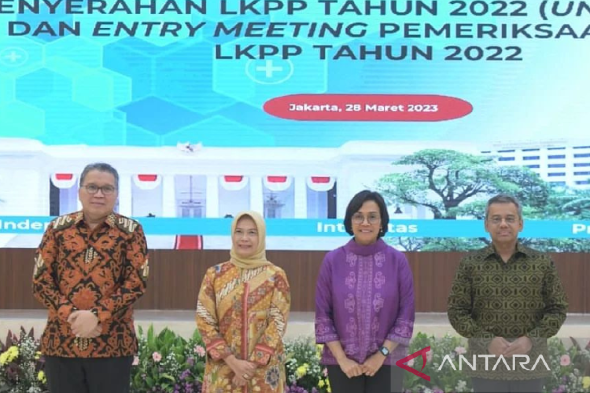 Sri Mulyani serahkan LKPP Tahun 2022 "unaudited" kepada BPK