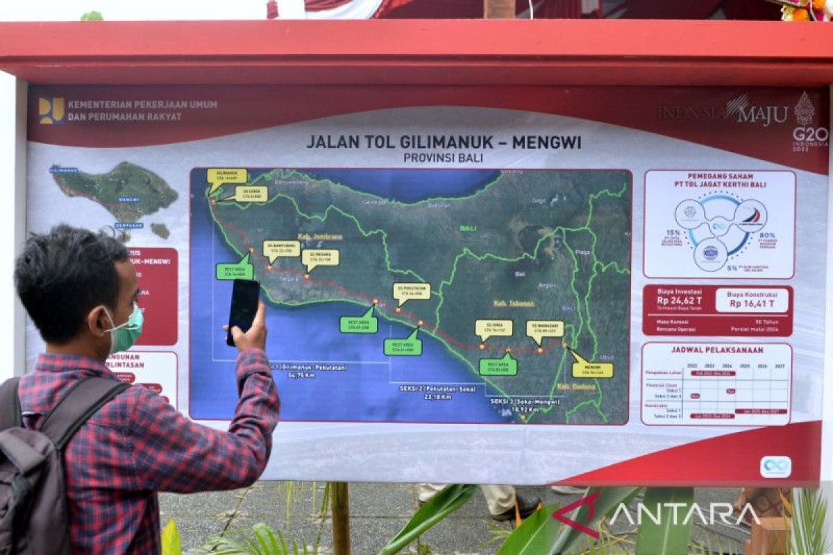 PUPR: Progres proyek tol Gilimanuk-Mengwi menunggu "financial close"