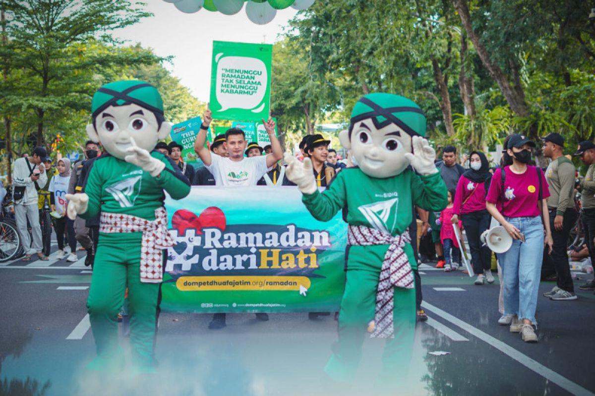 Dompet Dhuafa Jawa Timur gelar Tarhib Ramadhan pada Car Free Day